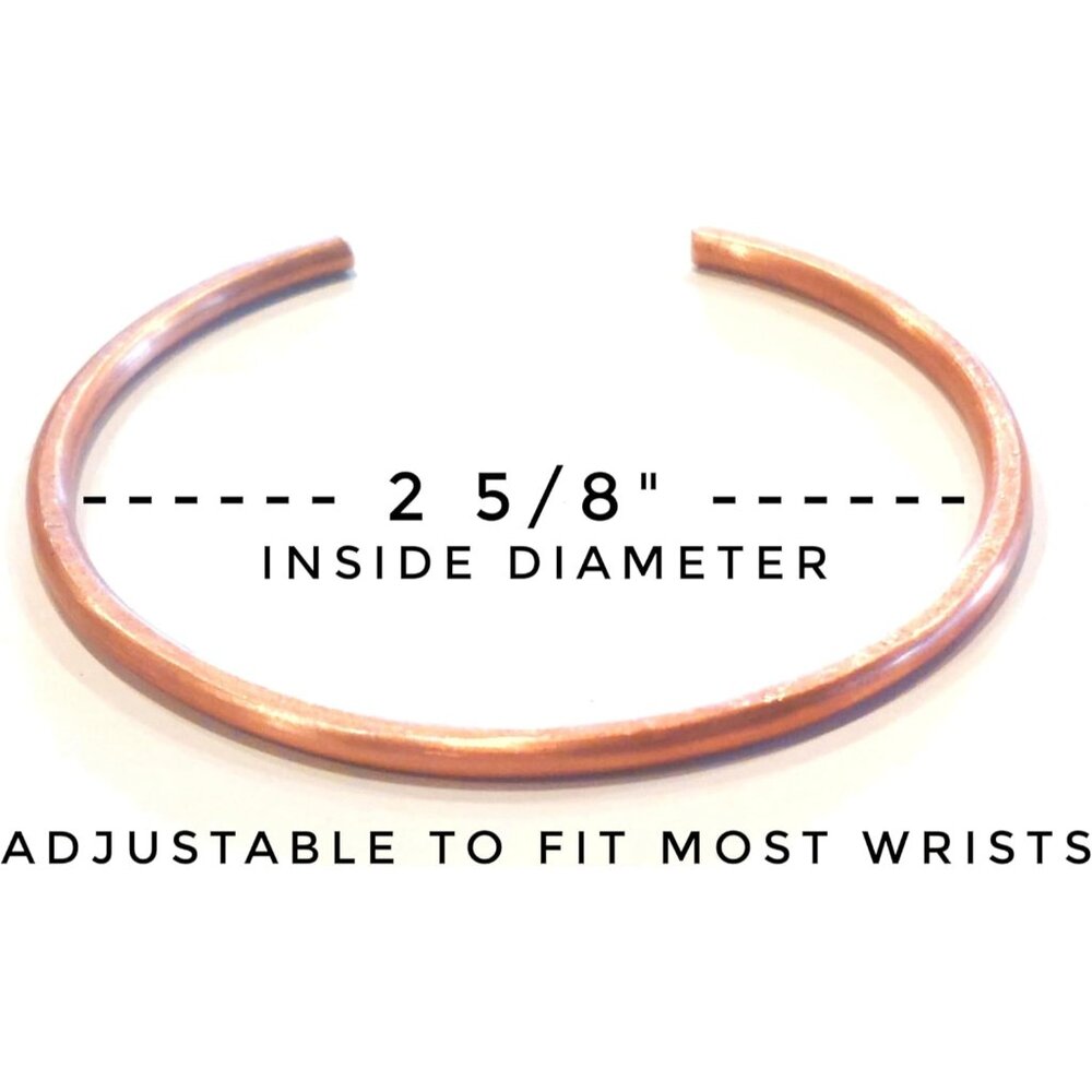 Versatile Copper Cuff Bracelet - Handcrafted 100%… - image 4